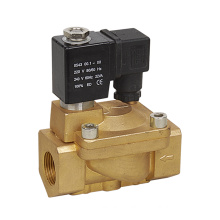 Hot Type Pilot 15 Bar Max Pressure Brass PU225 Series Solenoid Valve 220V